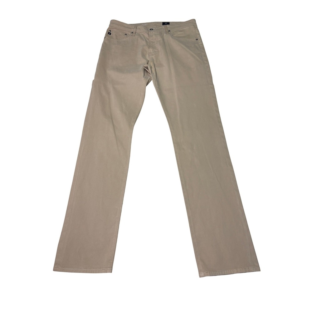 AG Adriano Goldschmied The Everett Slim Straight Khaki Pants Mens 34x32